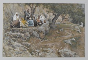 La primauté de Saint Pierre, illustration de La Vie de Notre Seigneur Jésus-Christ, 1886-96 - James Jacques Joseph Tissot