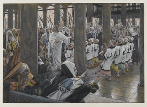La procession dans le temple, illustration de La Vie de Notre Seigneur Jésus-Christ, 1886-94 - James Jacques Joseph Tissot