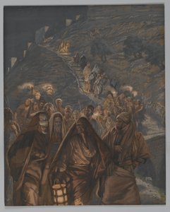 La procession de Judas, illustration de La Vie de Notre Seigneur Jésus-Christ, 1886-94 - James Jacques Joseph Tissot