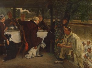 Le Fils prodigue dans la vie moderne : Le veau gras, 1880 - James Jacques Joseph Tissot