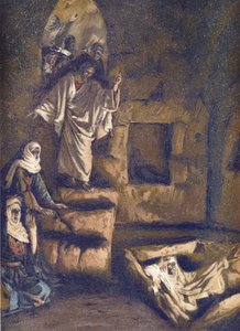 La Résurrection de Lazare - La vie de notre Seigneur Jésus-Christ, par Jacques Joseph (James) Tissot (1836-1902) - James Jacques Joseph Tissot
