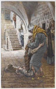 Le Retour du fils prodigue, illustration pour La Vie du Christ, c.1886-96 - James Jacques Joseph Tissot