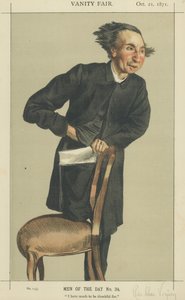 Le révérend Charles Voysey (lithographie en couleur) - James Jacques Joseph Tissot