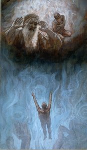 Le riche en enfer, illustration pour La vie du Christ - James Jacques Joseph Tissot