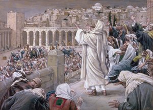 La Voix du ciel, illustration pour La Vie du Christ, c.1886-96 - James Jacques Joseph Tissot