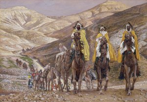 Les Rois Mages en route pour Bethléem, illustration pour La Vie du Christ, c.1886-94 - James Jacques Joseph Tissot