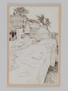Tombes de la Vallée de Hinnom, illustration de La Vie de Notre Seigneur Jésus-Christ - James Jacques Joseph Tissot