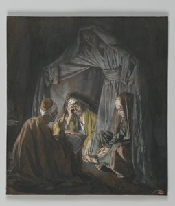 Deux ou trois réunis en mon nom, illustration de La vie de notre Seigneur Jésus-Christ - James Jacques Joseph Tissot