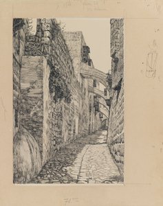 Via Dolorosa, Jérusalem (illustration de La Vie de Notre Seigneur Jésus-Christ) - James Jacques Joseph Tissot