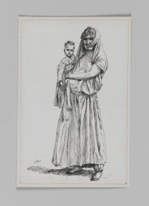 Femme de Geba, Samarie, illustration de La Vie de Notre Seigneur Jésus-Christ - James Jacques Joseph Tissot