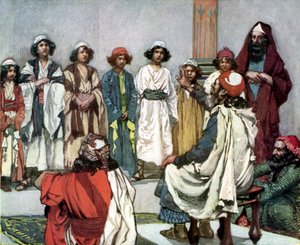 Jessé présente son fils à Samuel par Tissot - Bible - James Jacques Joseph after Tissot