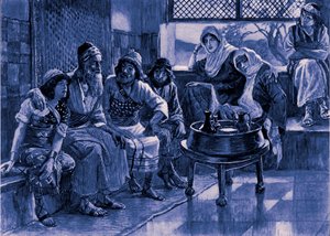 Job et sa famille - Bible - James Jacques Joseph after Tissot
