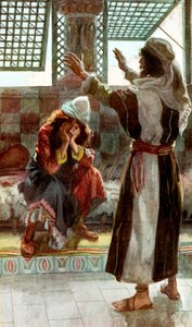 Nathan reproche à David - Bible - James Jacques Joseph after Tissot