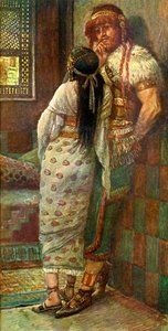 Samson et sa femme par J James Tissot - Bible