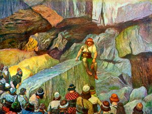 Samson dans les grottes d