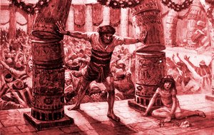 Samson renverse les colonnes - Bible - James Jacques Joseph after Tissot