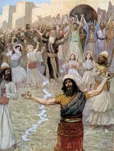 Saül prophétise avec les prophètes par Tissot - Bible - James Jacques Joseph after Tissot