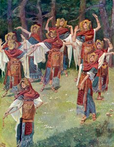 La fille de Jephté et ses compagnes - Bible - James Jacques Joseph after Tissot