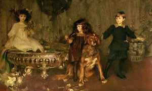 Lord John Manners, Lord Haddon et Lady Marjorie Manners