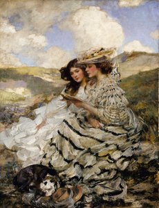 Sur les Dunes Dame Shannon et Kitty - James Jebusa Shannon