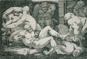 Ugolino et ses fils dans la tour de la famine - James Jefferys