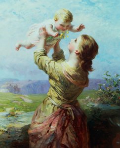 Elle regarde et regarde, et toujours avec un nouveau plaisir