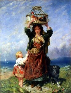 Au marché - James John Hill