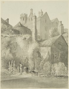 The White Lodge, vu du jardin de l
