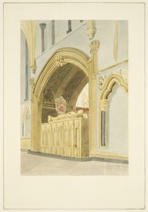 Tombe de Robert Fitzharding, décédé en 1170, dans la cathédrale de Bristol