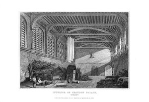 Intérieur du palais de Croydon, Surrey, 1829 - James Lambert