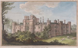 Château de Herstmonceux, East Sussex : Vue sud-est - James Lambert  of Lewes