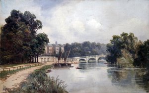 Cholmondeley Walk, en direction du pont de Richmond - James Lewis