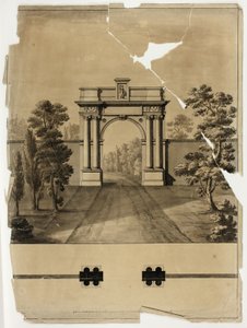 Entrée monumentale du cimetière