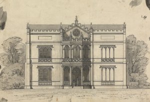 Dessin préparatoire pour le Design 21, Planche 19 d