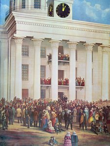 Inauguration de Jefferson Davis à la Chambre du Sénat, Montgomery, Alabama - James Massolon