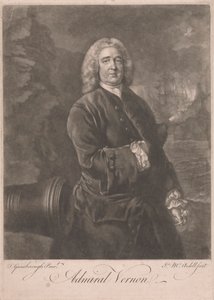 Amiral Edward Vernon - James McArdell