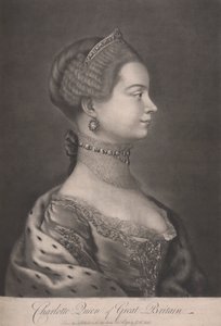 Charlotte Reine de Grande-Bretagne - James McArdell