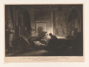 Sainte famille le soir - James McArdell