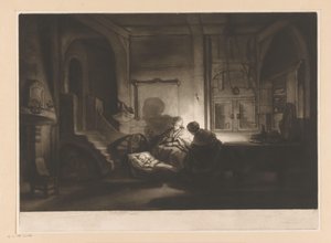 Sainte famille le soir - James McArdell