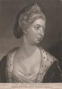 Son Altesse Royale Augusta, princesse héréditaire de Brunswick et Lunenburg - James McArdell