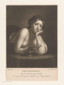 Sigismunda avec le cœur de Guiscardo