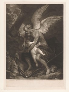 Le temps coupe les ailes de Cupidon - James McArdell