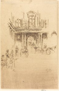 Un coin du Palais Royal - James Abbott McNeill Whistler