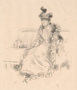 Une dame assise - James Abbott McNeill Whistler