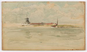 Une petite note rouge – Dordrecht - James Abbott McNeill Whistler
