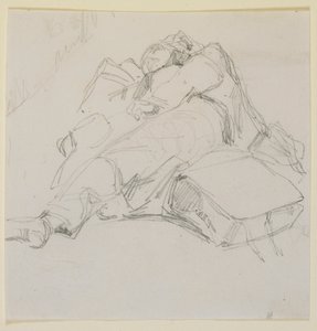 Un homme endormi sur un tas de bagages - James Abbott McNeill Whistler