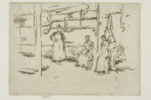 Après la vente, échange de vêtements, Houndsditch - James Abbott McNeill Whistler