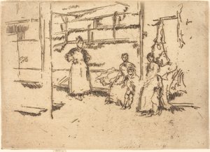 Après la vente, Hounsditch - James Abbott McNeill Whistler