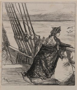 Illustration de La fille du major - James Abbott McNeill Whistler