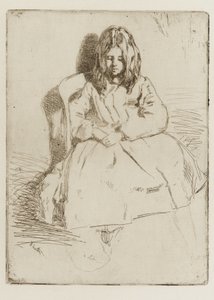Annie, assise - James Abbott McNeill Whistler